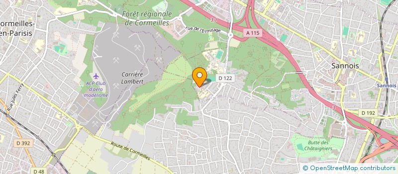 localisation de l'entreprise MONSIEUR MOHAMMED-CHAOUKI NOUBLI  SANNOIS