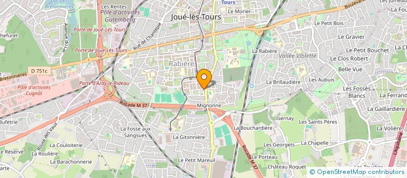 localisation de l'entreprise MONSIEUR MOHAMMED CHARKANI EL HASSANI  JOUE-LES-TOURS