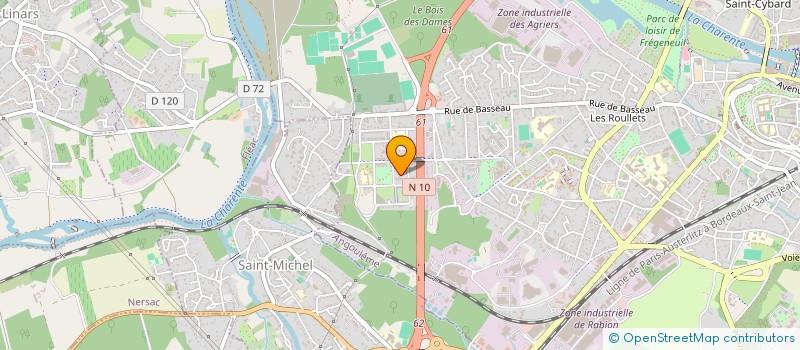 localisation de l'entreprise MONSIEUR MOHAMMED CHARRAD à ANGOULEME