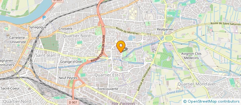 localisation de l'entreprise MONSIEUR MOHAMMED CHARRAOUE  AVIGNON