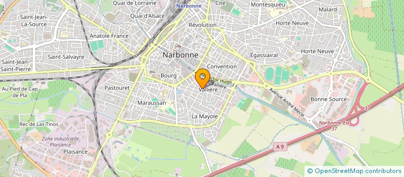 localisation de l'entreprise MONSIEUR MOHAMMED CHARTI  NARBONNE