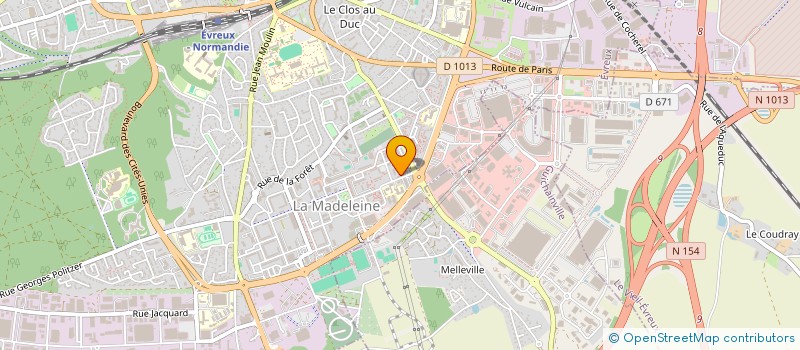 localisation de l'entreprise MONSIEUR MOHAMMED CHEBOUROU  EVREUX