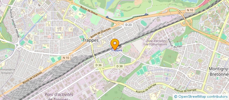 localisation de l'entreprise MONSIEUR MOHAMMED CHETOUANE à TRAPPES