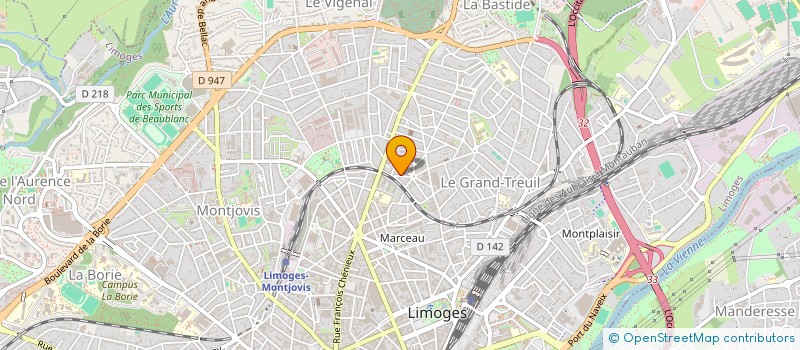 localisation de l'entreprise MONSIEUR MOHAMMED CHIBANE à LIMOGES