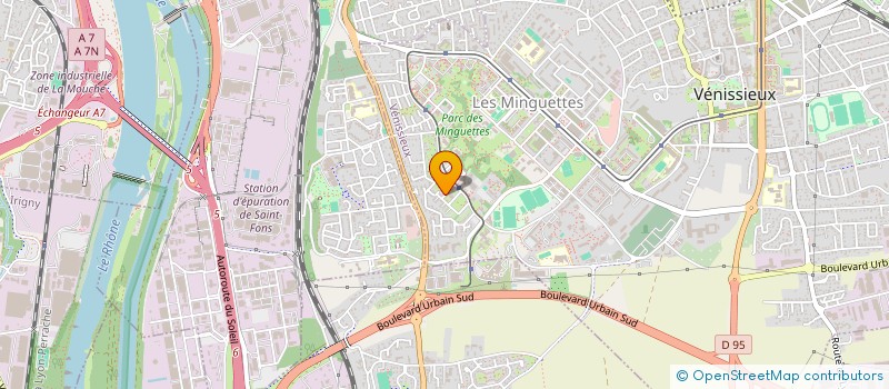 localisation de l'entreprise MONSIEUR MOHAMMED CHIBET  VENISSIEUX