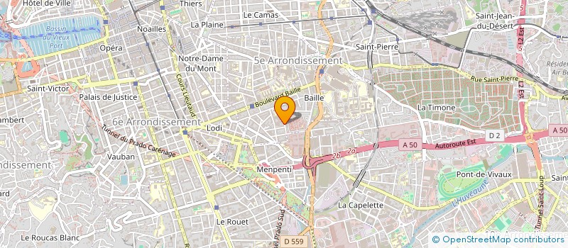 localisation de l'entreprise MONSIEUR MOHAMMED CHLIEH  MARSEILLE