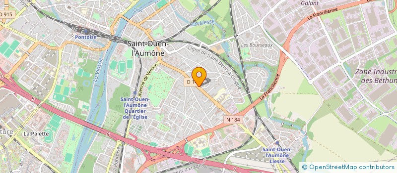 localisation de l'entreprise MONSIEUR MOHAMMED CHOUITER  SAINT-OUEN-L'AUMONE