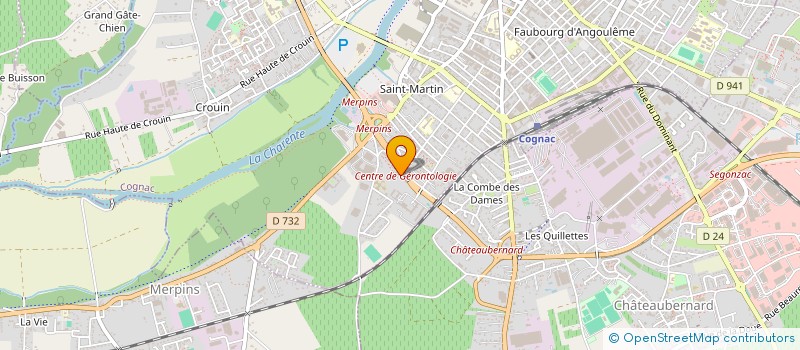localisation de l'entreprise MONSIEUR MOHAMMED CHTAYNI à COGNAC