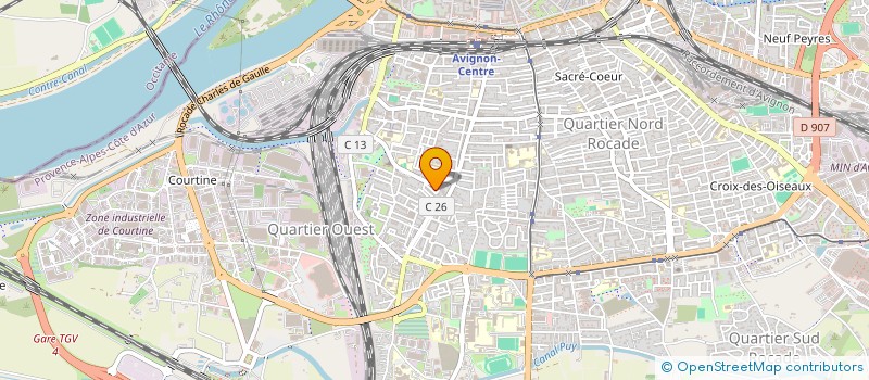 localisation de l'entreprise MONSIEUR MOHAMMED DAHAMANE à AVIGNON