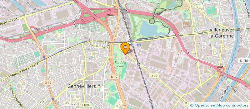 localisation de l'entreprise MONSIEUR MOHAMMED DAHAOUI à GENNEVILLIERS