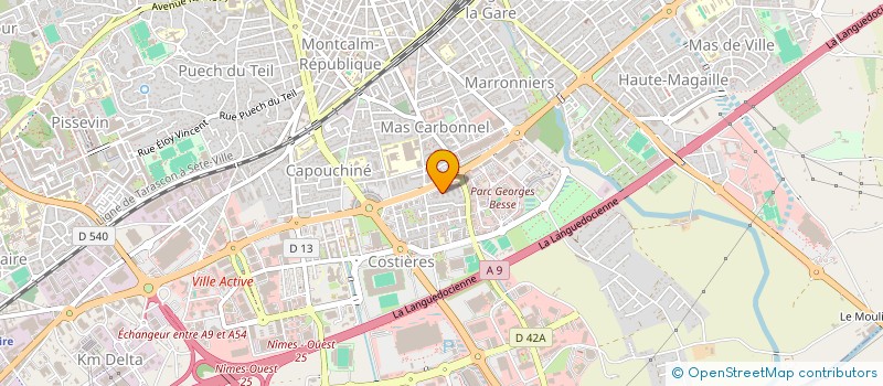 localisation de l'entreprise MONSIEUR MOHAMMED DAHBI  NIMES