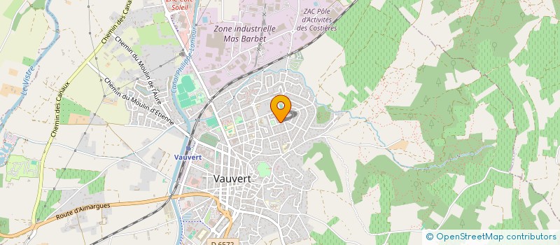 localisation de l'entreprise MONSIEUR MOHAMMED DAOUDI  VAUVERT