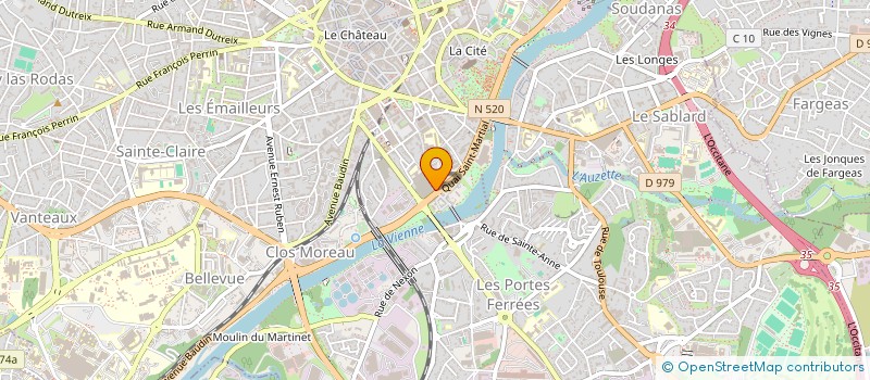 localisation de l'entreprise MONSIEUR MOHAMMED DAOUDI à LIMOGES