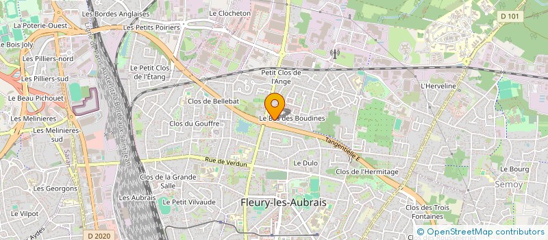 localisation de l'entreprise MONSIEUR MOHAMMED DAOUDI AAZZOUZ  FLEURY-LES-AUBRAIS