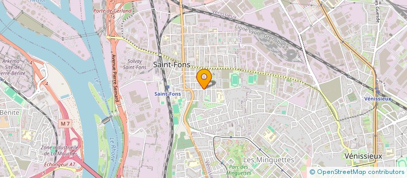 localisation de l'entreprise MONSIEUR MOHAMMED DARHOU à SAINT-FONS