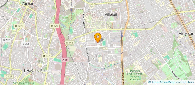 localisation de l'entreprise MONSIEUR MOHAMMED DEKKAR à VILLEJUIF