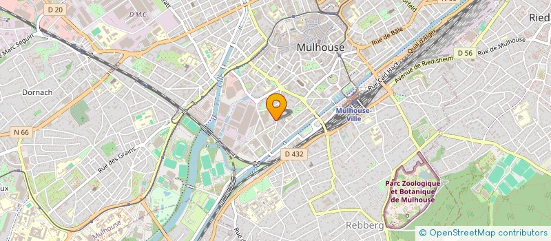 localisation de l'entreprise MONSIEUR MOHAMMED DIAFI  MULHOUSE