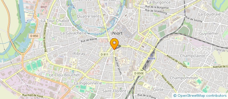 localisation de l'entreprise MONSIEUR MOHAMMED DIHAM à NIORT
