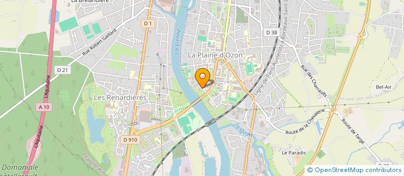 localisation de l'entreprise MONSIEUR MOHAMMED DJABRI  CHATELLERAULT