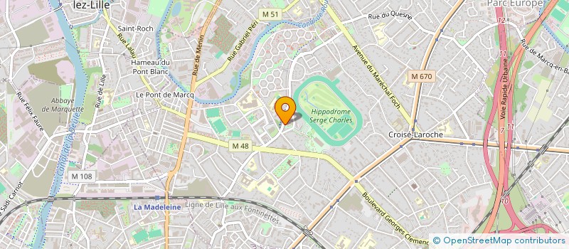 localisation de l'entreprise MONSIEUR MOHAMMED DJAFOUR à MARCQ-EN-BARŒUL