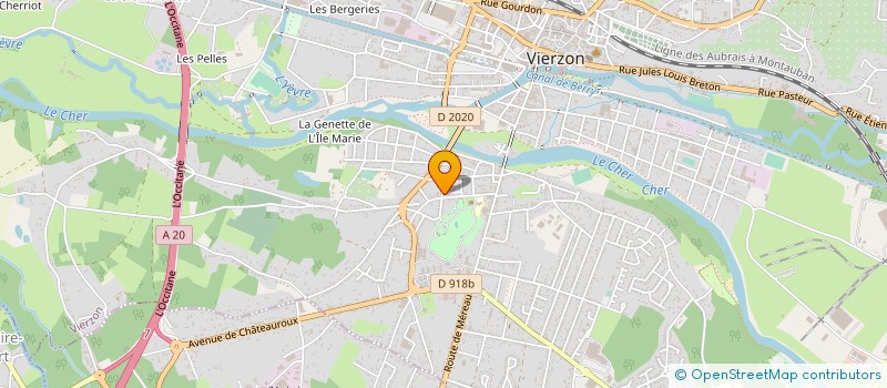 localisation de l'entreprise MONSIEUR MOHAMMED DJAZOUL  VIERZON