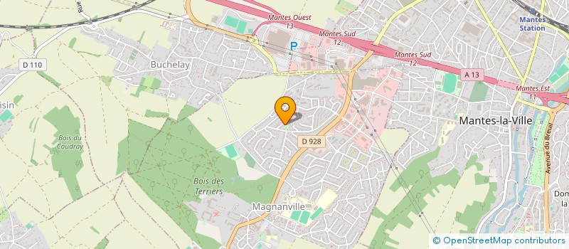 localisation de l'entreprise MONSIEUR MOHAMMED DJEBBARI  MAGNANVILLE