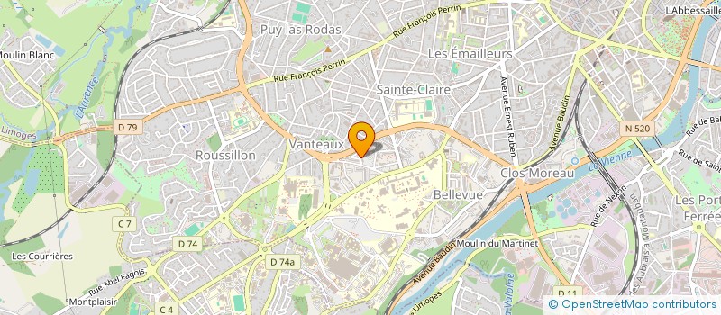 localisation de l'entreprise MONSIEUR MOHAMMED DJENIAH à LIMOGES