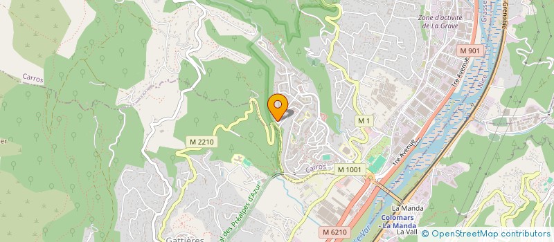 localisation de l'entreprise MONSIEUR MOHAMMED DJERDJERA à CARROS