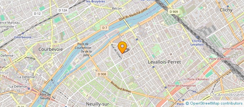 localisation de l'entreprise MONSIEUR MOHAMMED DJERROUMI à LEVALLOIS-PERRET
