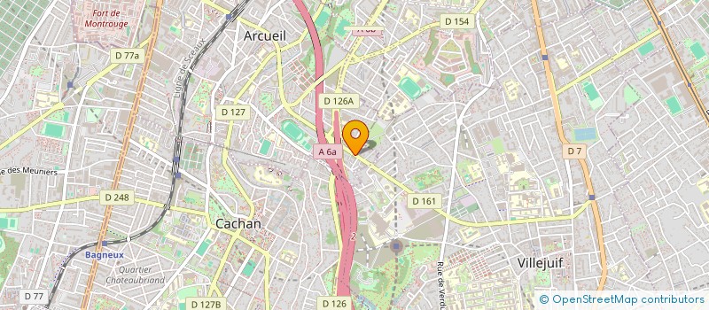 localisation de l'entreprise MONSIEUR MOHAMMED DJILALI  ARCUEIL