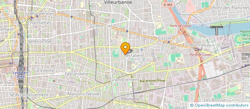 localisation de l'entreprise MONSIEUR MOHAMMED DOUCENE  VILLEURBANNE