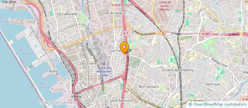 localisation de l'entreprise MONSIEUR MOHAMMED DRARIS  MARSEILLE