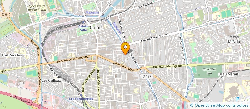 localisation de l'entreprise MONSIEUR MOHAMMED DRIDBA à CALAIS