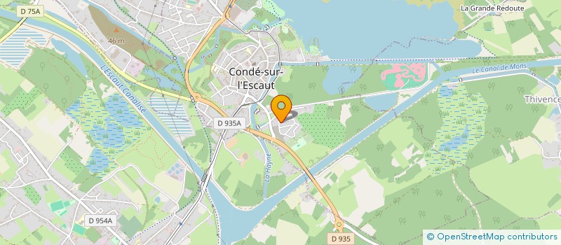 localisation de l'entreprise MONSIEUR MOHAMMED EJEBLI  CONDE-SUR-L'ESCAUT