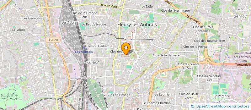 localisation de l'entreprise MONSIEUR MOHAMMED EL AAMOURI à FLEURY-LES-AUBRAIS