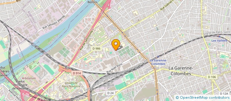 localisation de l'entreprise MONSIEUR MOHAMMED-EL-AMIN TEBIB  NANTERRE