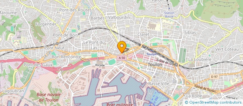 localisation de l'entreprise MONSIEUR MOHAMMED EL AMINE ACHOURI  TOULON