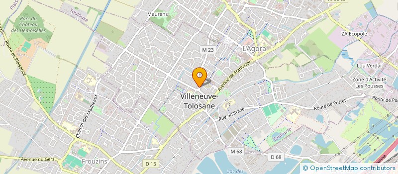 localisation de l'entreprise MONSIEUR MOHAMMED EL AMINE ASSAR à VILLENEUVE-TOLOSANE