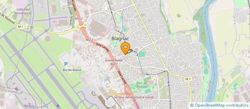 localisation de l'entreprise MONSIEUR MOHAMMED EL AMINE BOUAKIZ  BLAGNAC