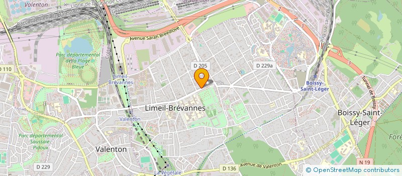 localisation de l'entreprise MONSIEUR MOHAMMED EL AMINE BOUDEKAK  LIMEIL-BREVANNES