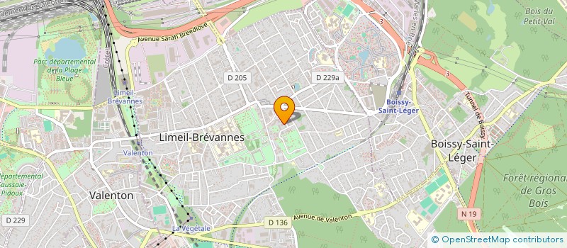 localisation de l'entreprise MONSIEUR MOHAMMED EL AMINE FARADJI  LIMEIL-BREVANNES