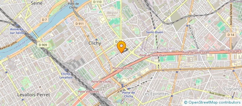 localisation de l'entreprise MONSIEUR MOHAMMED EL AMINE FARES à CLICHY