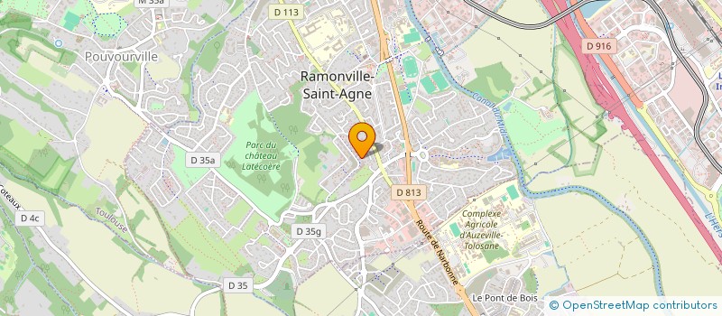 localisation de l'entreprise MONSIEUR MOHAMMED EL AMINE HAMRAOUI  RAMONVILLE-SAINT-AGNE