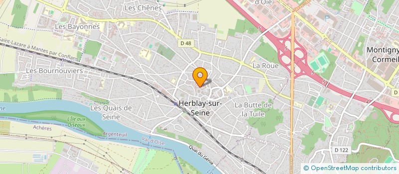 localisation de l'entreprise MONSIEUR MOHAMMED EL AMINE LAHYANSSA  HERBLAY-SUR-SEINE