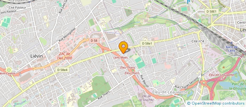 localisation de l'entreprise MONSIEUR MOHAMMED-EL AMINE LARABI  LIEVIN