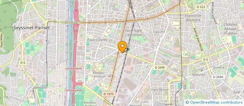 localisation de l'entreprise MONSIEUR MOHAMMED EL AMINE YOUCEF  GRENOBLE