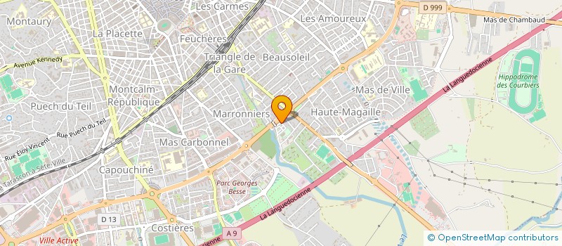 localisation de l'entreprise MONSIEUR MOHAMMED EL AOUAD  NIMES