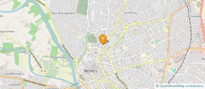localisation de l'entreprise MONSIEUR MOHAMMED EL BAHRI  BEZIERS