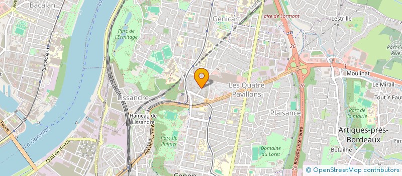 localisation de l'entreprise MONSIEUR MOHAMMED EL BELAIZI  LORMONT