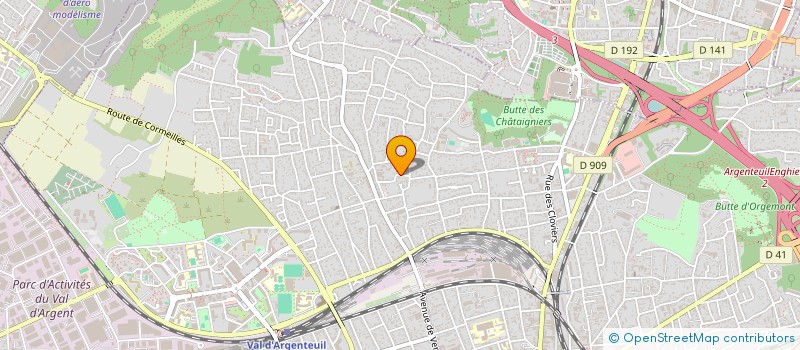 localisation de l'entreprise MONSIEUR MOHAMMED EL BOUSSAIDI  ARGENTEUIL